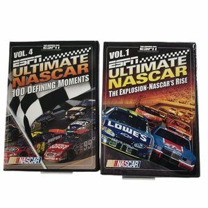 ESPN Ultimate Nascar DVDs Set of 2 Vol 1 & 4 Racing Cars History Daytona